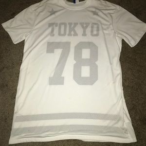 White Mesh Jersey